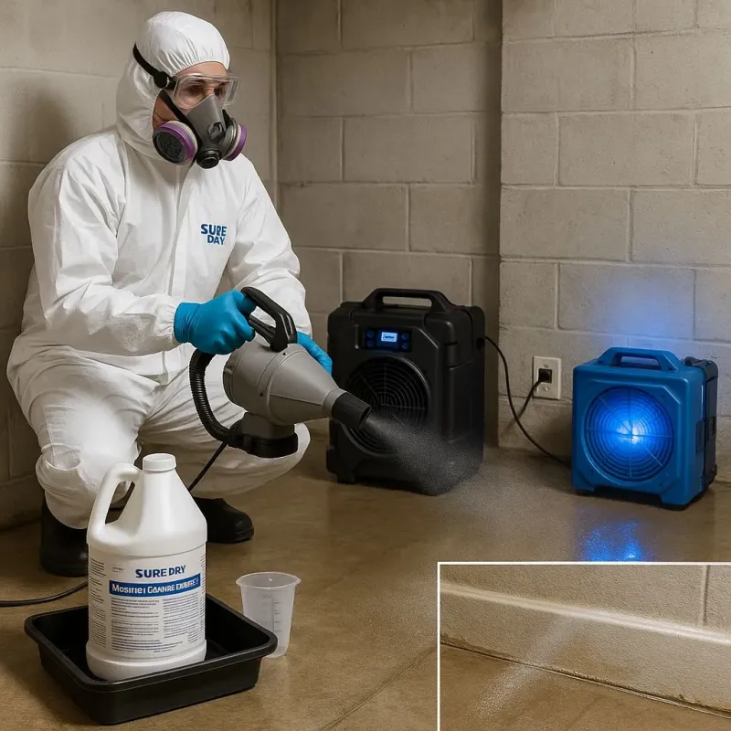 Sanitization and Odor Removal process in Doctor Phillips, FL